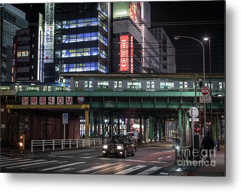 People Metal Print featuring the photograph Tokyo Transportation, Japan by Perry Rodriguez