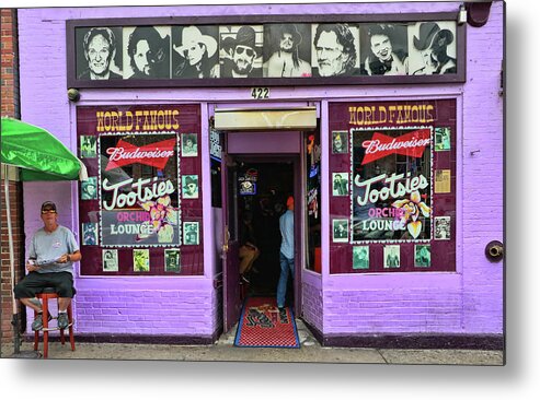 Tootsies Metal Print featuring the photograph Tootsies Orchid Lounge - Nashville by Allen Beatty