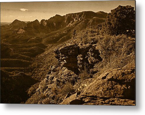 Schnebly Hill Vista Metal Print featuring the photograph Top of the Hill by Theo O'Connor