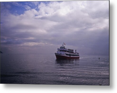 Frank Dimarco Metal Print featuring the photograph Tour Boat San Francisco Bay by Frank DiMarco