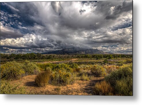 Sandia Metal Print featuring the photograph Towards Sandia Peak by Ross Henton