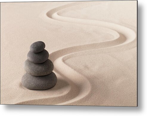 Background Metal Print featuring the photograph Towering balance by Dirk Ercken