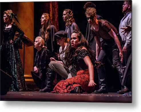 From The Totem Pole High School Production Awards. Metal Print featuring the photograph Tpa071 by Andy Smetzer