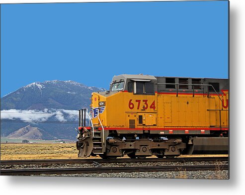 Train Metal Print featuring the photograph Train in Oregon by Dart Humeston