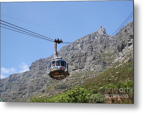 Tram Metal Print featuring the photograph Tramway to Cable Mountain by Bev Conover
