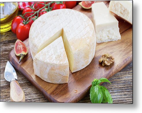 Cheese Metal Print featuring the photograph Trappe Cheese by Anastasy Yarmolovich