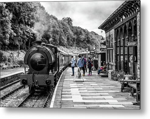 Steam Metal Print featuring the photograph Travellers in Time by Nick Bywater