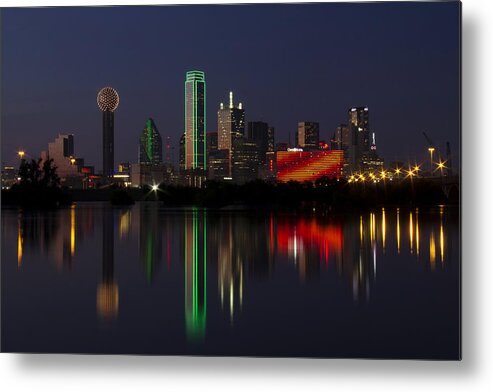 Dallas Metal Print featuring the photograph Trinity River Dallas by Debby Richards