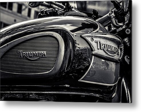 Triumph Metal Print featuring the photograph Triumph by Off The Beaten Path Photography - Andrew Alexander