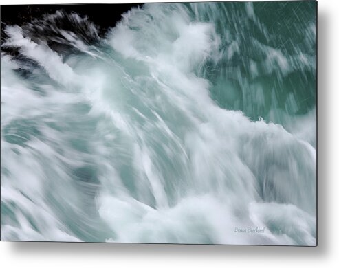 Sea Metal Print featuring the photograph Turbulent Seas by Donna Blackhall