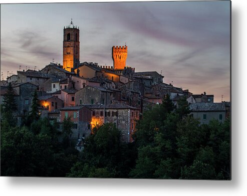 Landscape Metal Print featuring the photograph Tuscan Sunrise by Mike Bachman