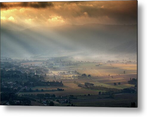 Italy Metal Print featuring the photograph Tuscany Valley by Al Hurley