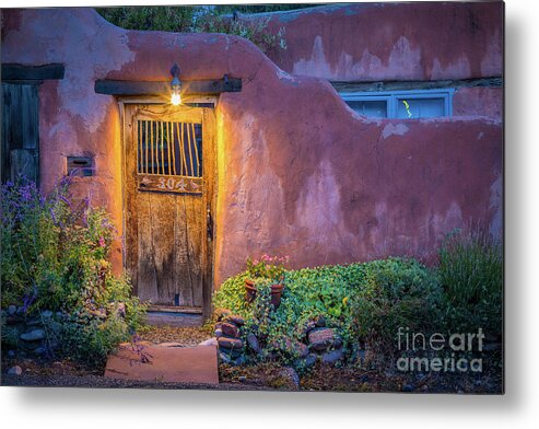 America Metal Print featuring the photograph Twilight Santa Fe by Inge Johnsson