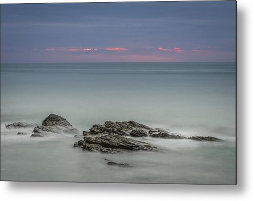 North Wales Metal Print featuring the photograph Twilight Seascape by Andy Astbury