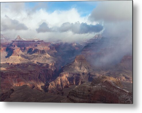 Landscape Metal Print featuring the photograph Two Sides by Jonathan Nguyen
