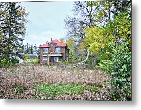 House Metal Print featuring the photograph Ulmus Autumn by Bonfire Photography