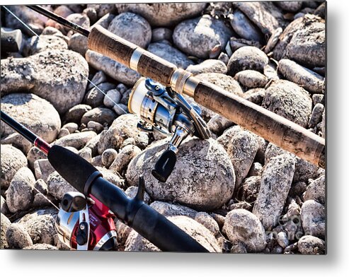 Angling Metal Print featuring the photograph Ultra Light by Lawrence Burry