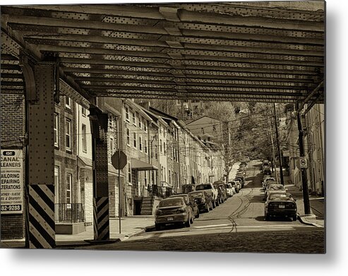 Manayunk Metal Print featuring the photograph Under The El At Manayunk 1 by Jack Paolini