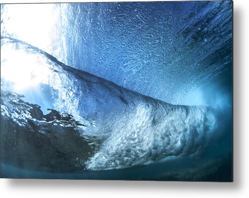 Beach House Metal Print featuring the photograph Under water tube - part 3 of 3 by Sean Davey