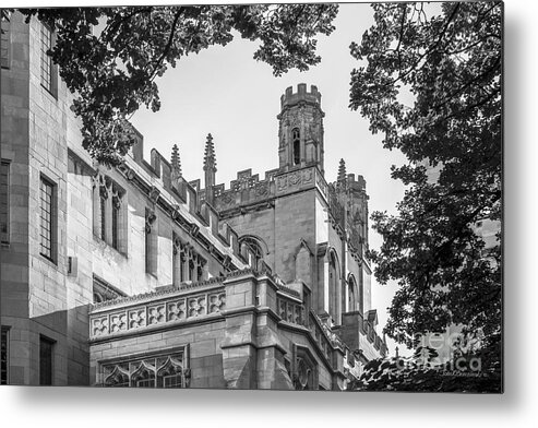 Aau Metal Print featuring the photograph University of Chicago Collegiate Architecture by University Icons