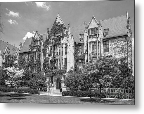 Chicago Metal Print featuring the photograph University of Chicago Eckhart Hall by University Icons