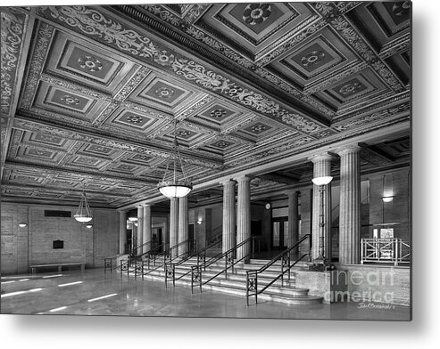 Ann Arbor Metal Print featuring the photograph University of Michigan Angell Hall by University Icons