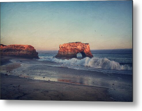 Natural Bridges Beach Metal Print featuring the photograph Until the Good is Gone by Laurie Search