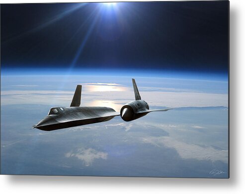 Aviation Metal Print featuring the digital art Untouchable by Peter Chilelli