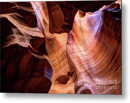 Antelope Canyon Metal Print featuring the photograph Upper Antelope Canyon Page Arizona by Wayne Moran