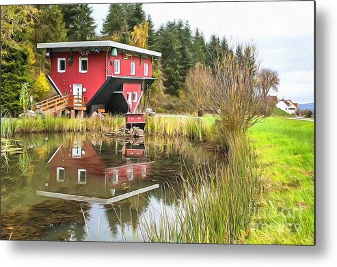 Das Tolle Haus Metal Print featuring the photograph Upside Down by Eva Lechner