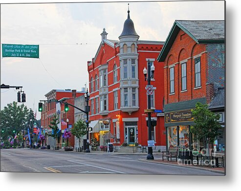  Flowers Metal Print featuring the photograph Uptown Westerville 3269 by Jack Schultz