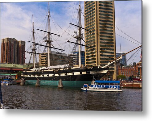 Constellation Metal Print featuring the photograph USS Constellation by Lou Ford