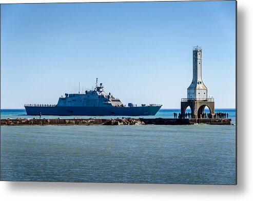 2015 Metal Print featuring the photograph USS Milwaukee by Randy Scherkenbach