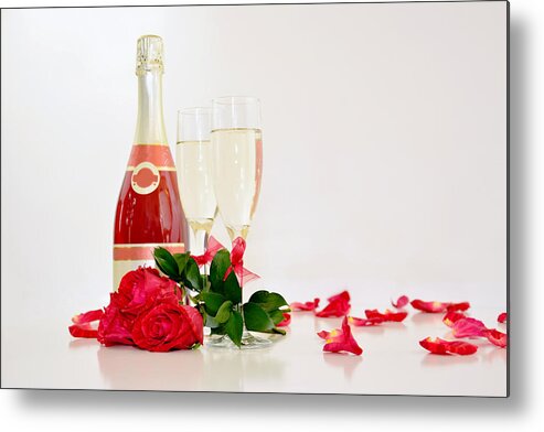 Background Metal Print featuring the photograph Valentine's Display by Serena King