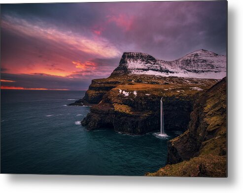 Gasadalur Metal Print featuring the photograph Valley of the Goose by Tor-Ivar Naess