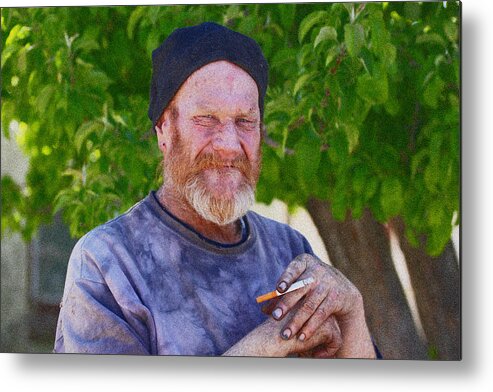 Cigarette Metal Print featuring the photograph Van Gogh in Susanville by Ross Lewis