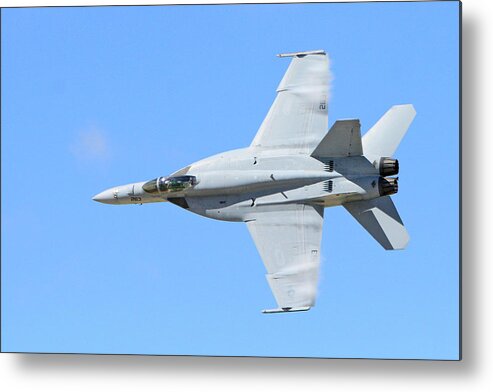 F/a-18 Metal Print featuring the photograph Vapor Wings by Shoal Hollingsworth