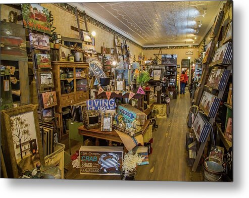 Antiques Metal Print featuring the photograph Variety Store Interior by Kevin Craft