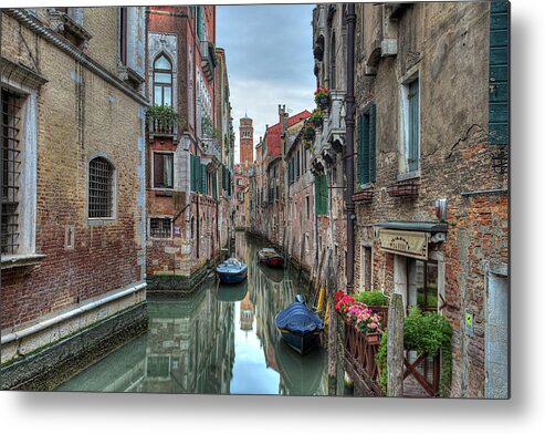 Venice Metal Print featuring the photograph Venetian Morning by Peter Kennett