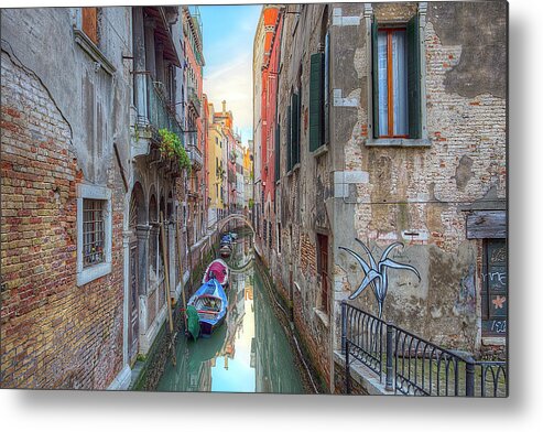 Venice Metal Print featuring the photograph Venusian Textures by Peter Kennett
