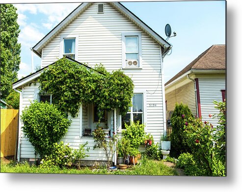 Verdant Home And Verdant Throne Metal Print featuring the photograph Verdant Home and Verdant Throne by Tom Cochran