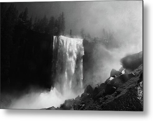 Vernal Fall Metal Print featuring the photograph Vernal Fall and Mist Trail by Raymond Salani III