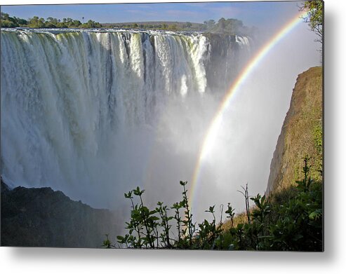 Victoria Metal Print featuring the photograph Victoria Falls by Ted Keller