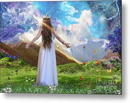 Bride Of Christ Metal Print featuring the digital art Victory by Dolores Develde