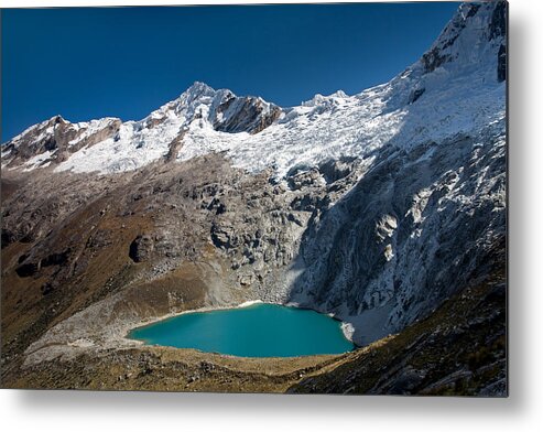 Cordillera Blanca Metal Print featuring the photograph View from Punta Union by Aivar Mikko