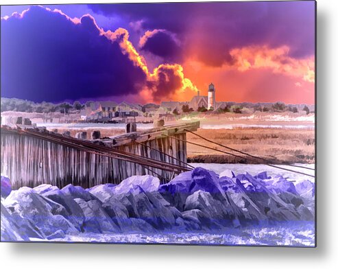 Mill Creek Metal Print featuring the photograph View From Mill Creek - Paint by Constantine Gregory