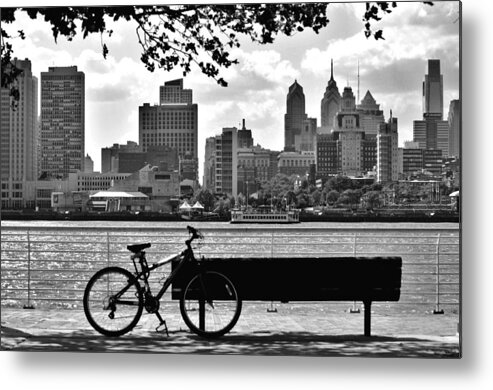 Philadelphia Metal Print featuring the photograph View of Philadelphia by Andrew Dinh