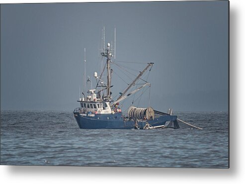 Viking Fisher Metal Print featuring the photograph Viking Fisher 4 by Randy Hall