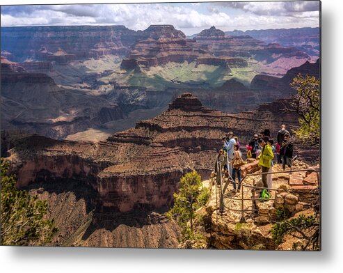 Grand Canyon Metal Print featuring the photograph Village Rim Trail by Claudia Abbott