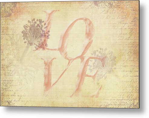 Love Metal Print featuring the photograph Vintage Love by Caitlyn Grasso